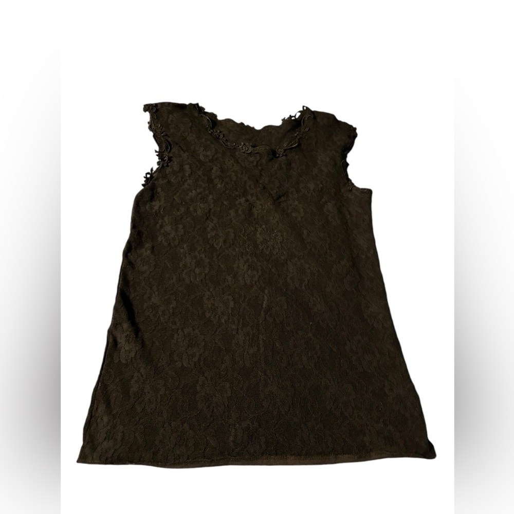 Hanky Panky Black Lace Camisole. Size M. EUC